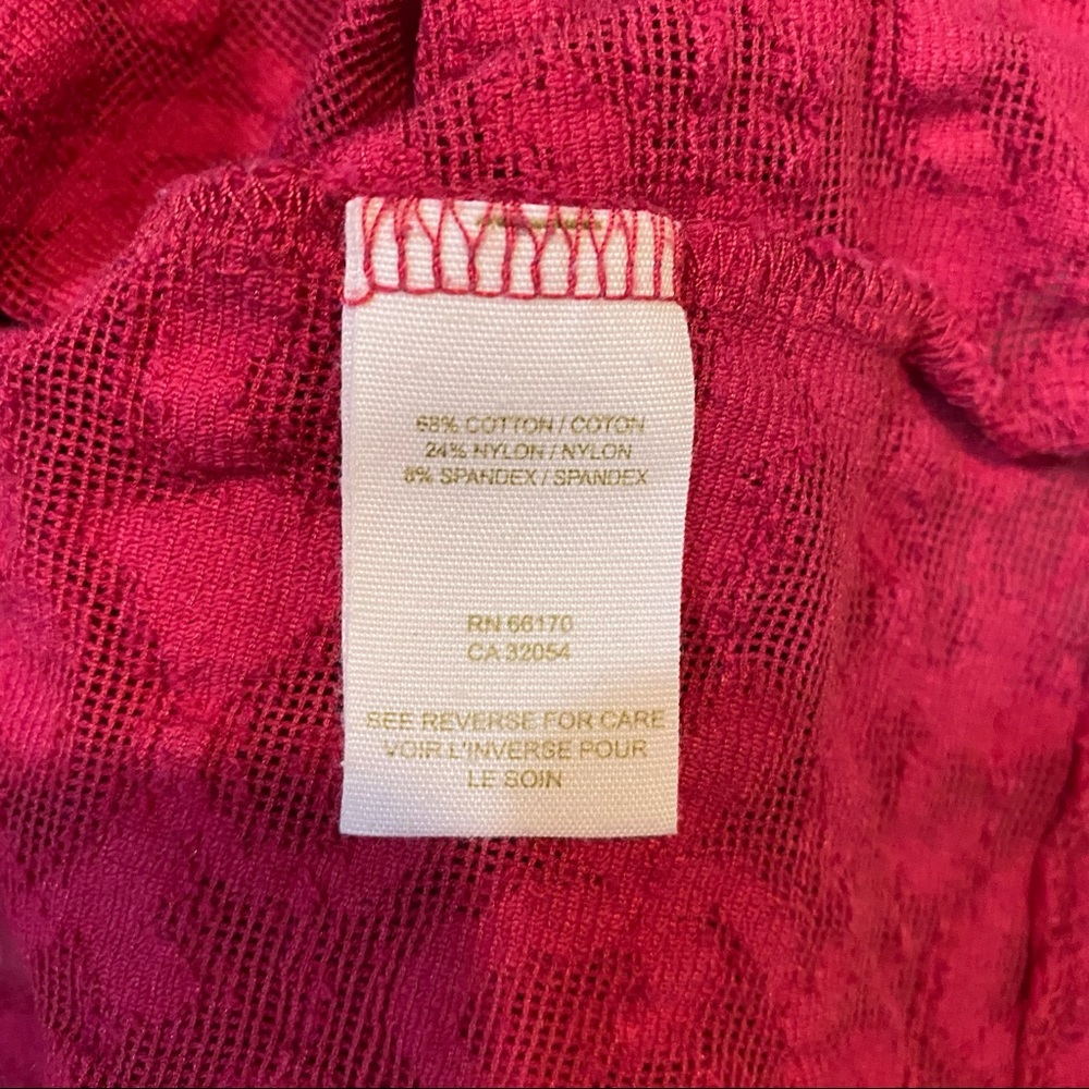 Free People Raspberry Magenta Lace Stretch Tank Top - Picture 8 of 11